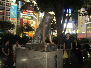A statue of Hachido can be found right outside of the Shibuya metro station